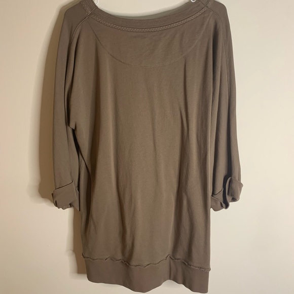 Soft Surroundings Taupe/Brown Peruvian Pullover - Picture 8 of 8